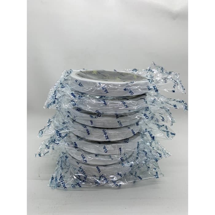 

Double Tape Putih Double Tap 24 MM x 9 Yard Double Tap 1 Inchi 9 Yard