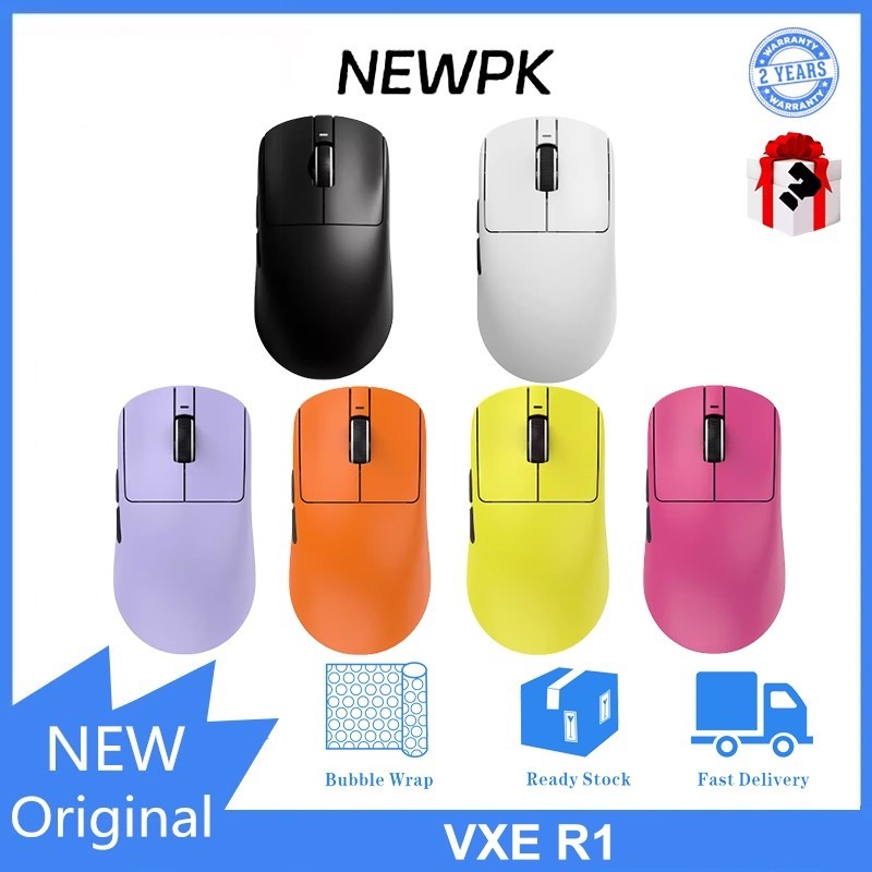 Mouse Nirkabel VXE capung R1 PAW3395