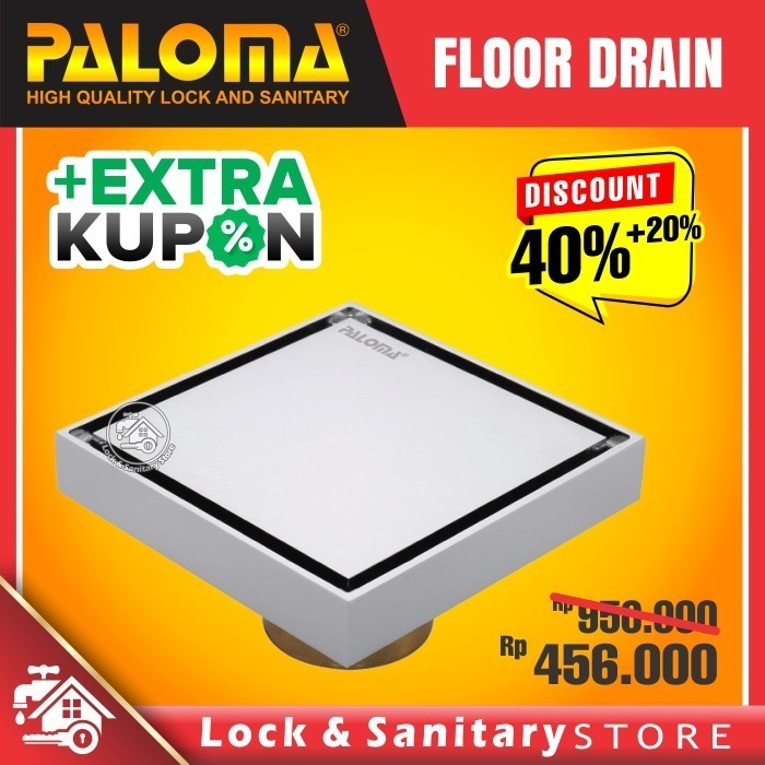 Yusan Floor Drain Paloma Fdp2102 Saringan Got Anti Bau Anti Kecoa