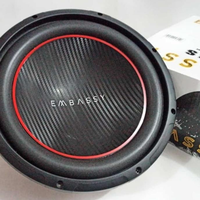 subwoofer EMBASSY 304 single coil 1300 watt 12 inci