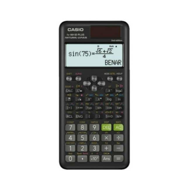 

ORIGINAL CASIO FX 991 ID PLUS KALKULATOR ILMIAH/SEKOLAH - SCIENTIFIC CALCULATOR