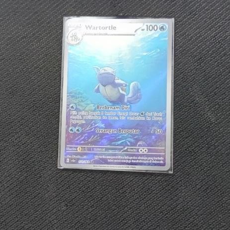 WARTORTLE AR POKEMON TCG INDONESIA 151 HARGA KHUSUS