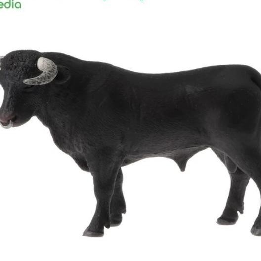 Mainan El Simulasi Hewan Animal Figure Banteng Bla Bull