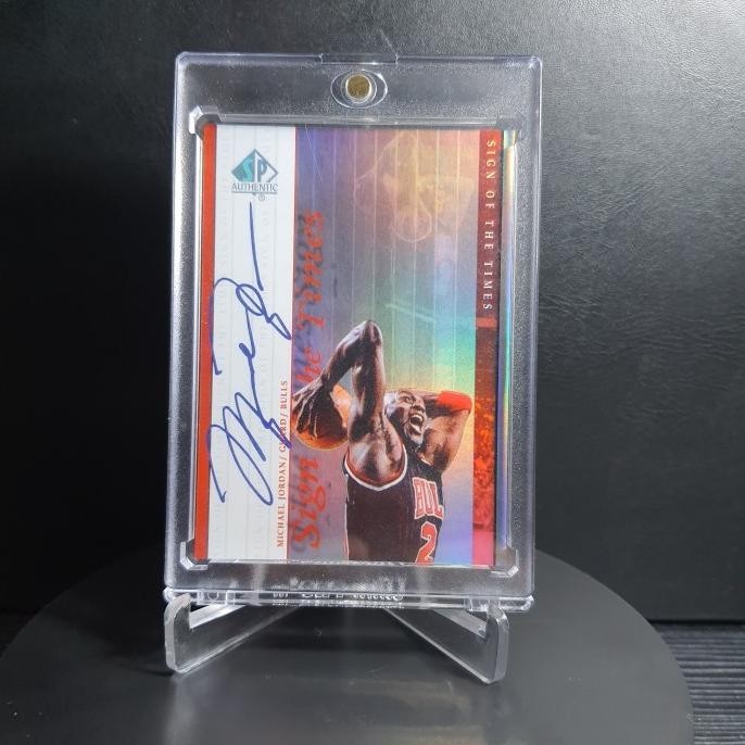 

1999 CUSTOM CARD SP AUTHENTIC SIGN OF THE TIMES #MJ MICHAEL JORDAN HARGA SPESIAL