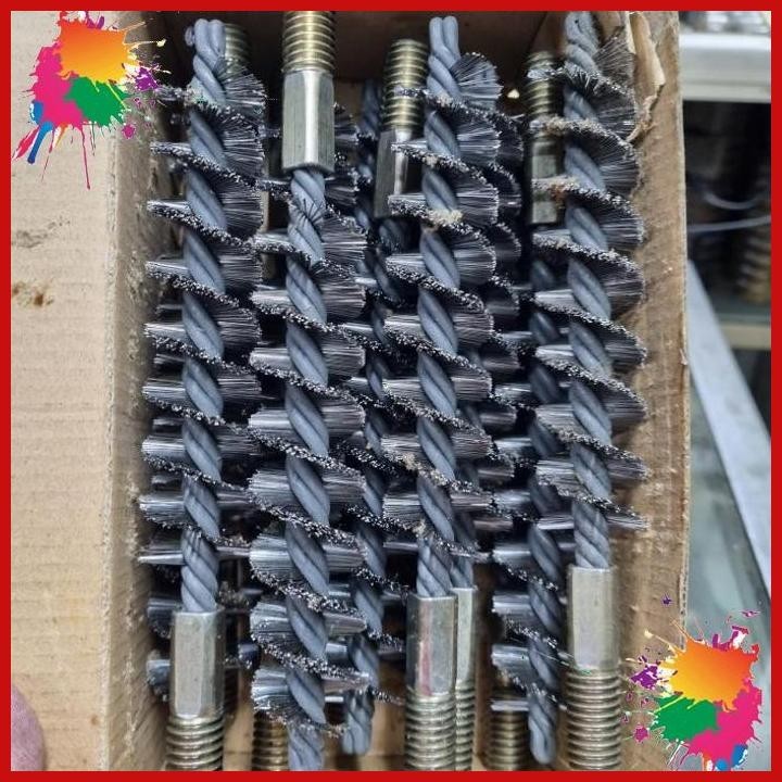 

(smt) sikat pipa kawat baja 3/8" 10mm tube brush steel wire union tt-03 tt03