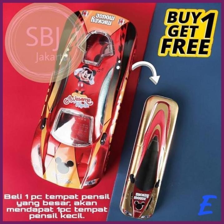 

| SJ | TEMPAT PENSIL KALENG / KOTAK PENSIL KALENG / PENCIL CASE BUY 1 GET 1