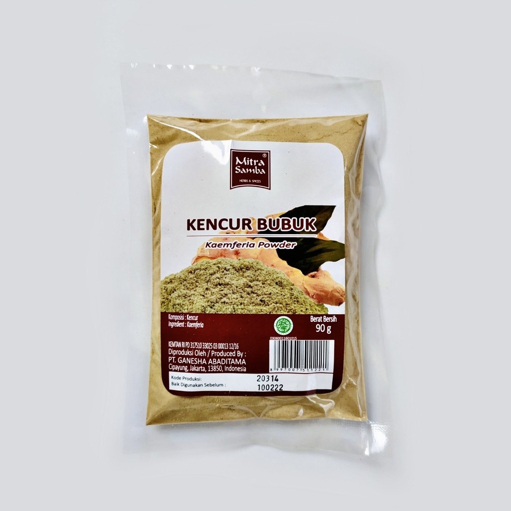 

MITRA SAMBA KENCUR BUBUK REFILL 90 GR 100% ASLI & FRESH