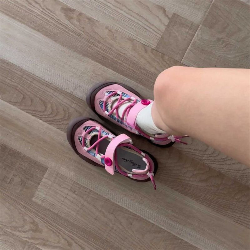 Platform Ugly-Cute Shoes Niche Design Sports Casual Shoes Mary Jane Shoes