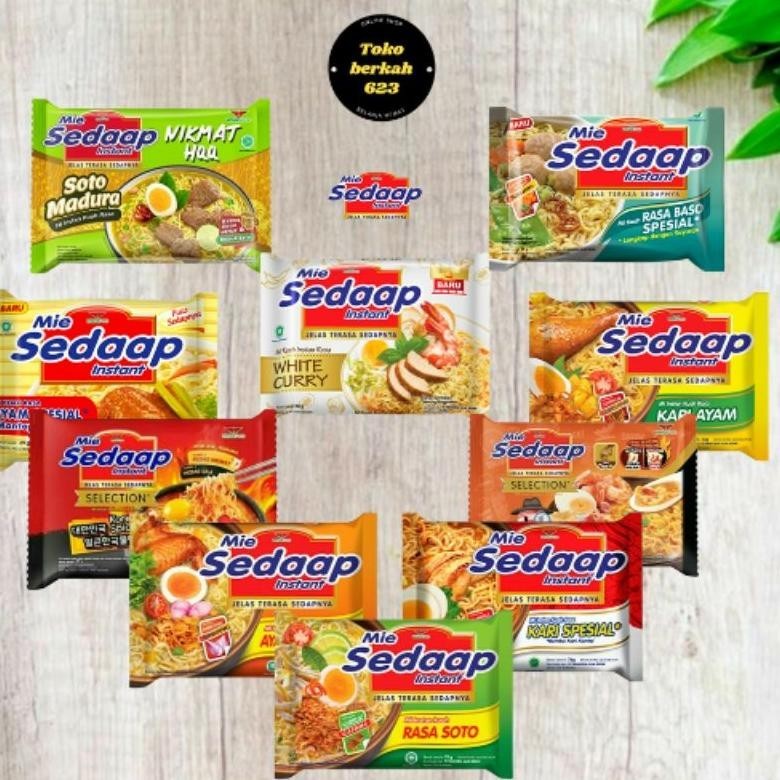 

New Produk Mie Sedaap Kuah All Variant Kuah Soto / Kari / Spicy / Baso / Ayam Bawang .