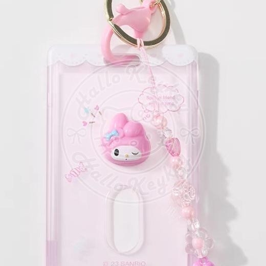 

Gantungan Name Tag Id Card Holder Melody Kuro Cinnamoroll Sanrio
