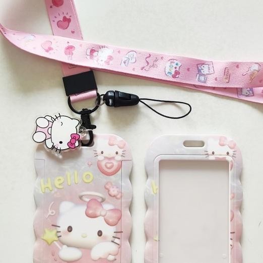 

Id Card Holder Name Tag Lanyard / Kalung Kartu Cute Sanrio Mascot 6