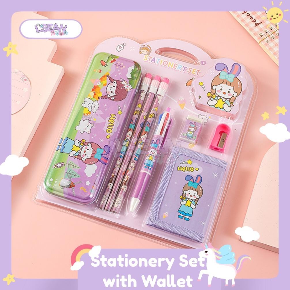 

SET ALAT TULIS ANAK SEKOLAH KARAKTER KARTUN LUCU 8 IN 1 PAKET GIFT BOX STATIONERY KOTAK PENSIL DOMPET PENSIL PENGHAPUS RAUTAN BOLPEN LENGKAP