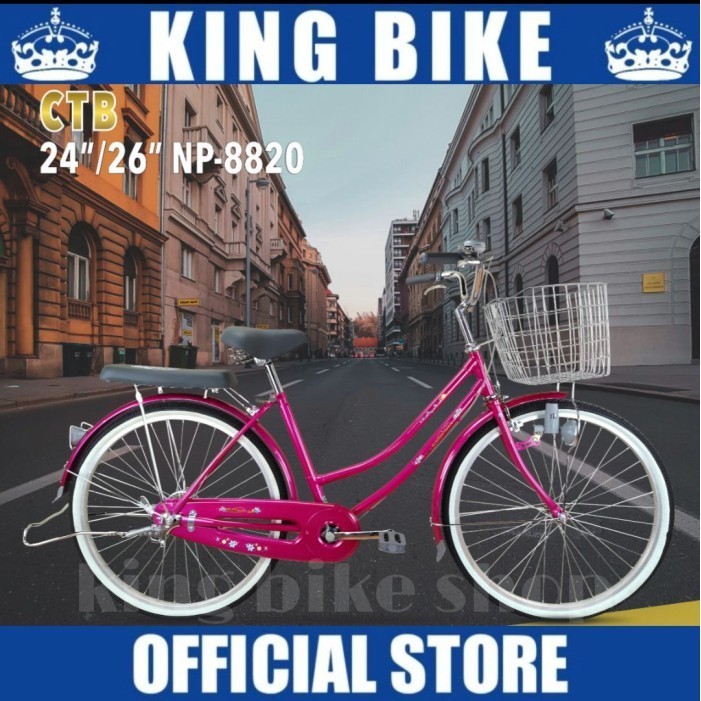 Sepeda Keranjang Dewasa New PHOENIX NP-8820 Perempuan UK 24 & 26 Inch