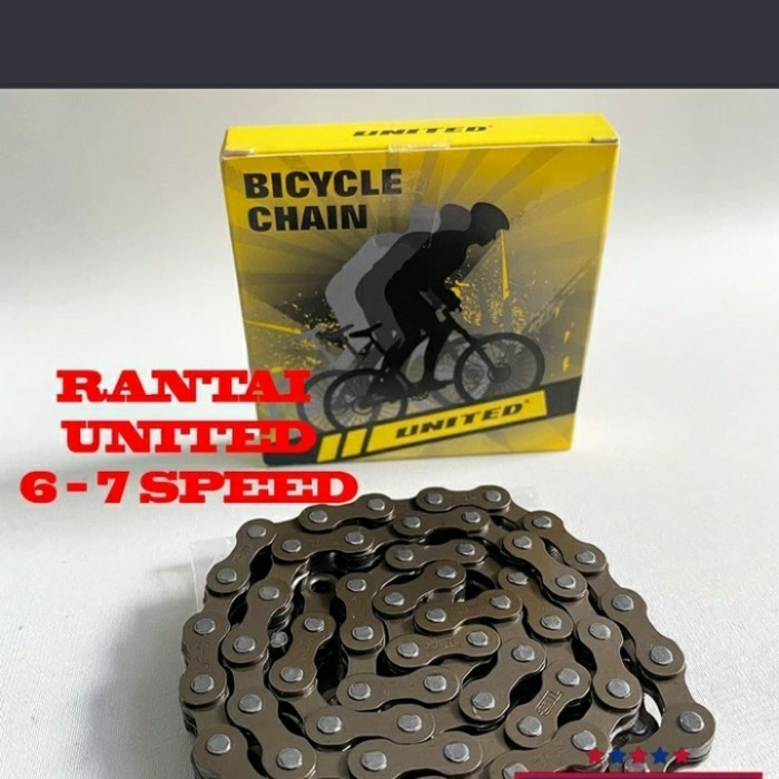 rantai sepeda 6speed/7speed 6/7 speed united RT-181