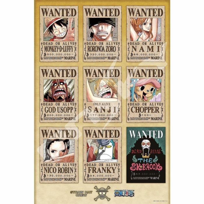 Aru One Piece Wanted Puzzle 1000 Pcs