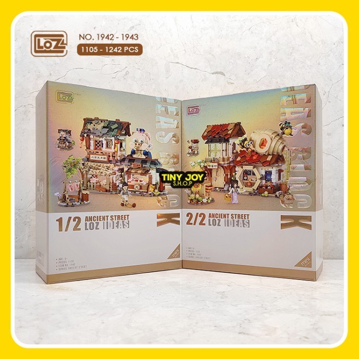 Aru Loz ( Ancient Street ) Diy Puzzle Block Rumah Animal House Kado Lucu