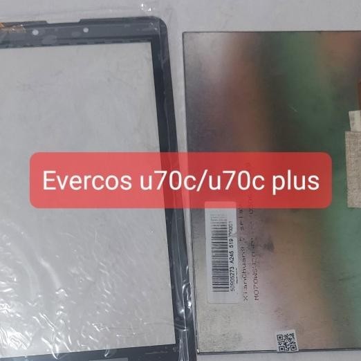 Touchscreen Lcd  Tablet Evercoss U70C U70C Plus