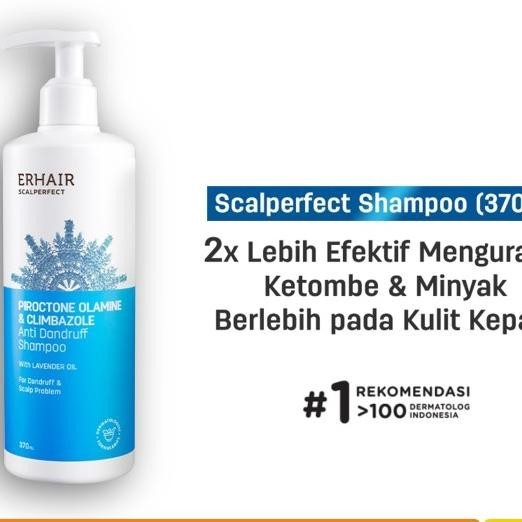 Erha Erhair Scalperfect Shampoo 370 Ml - Shampo Anti Ketombe, Dandruff