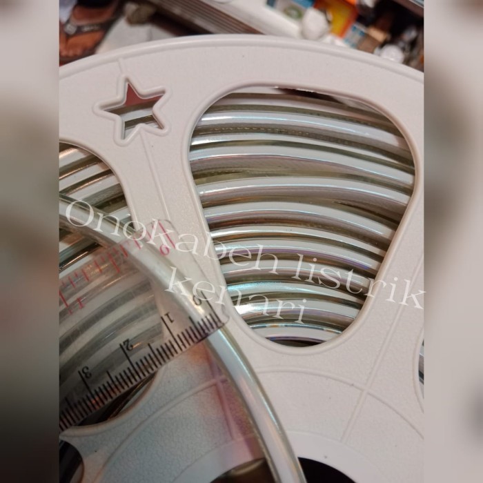 Led Strip Selang 3Mata Baris 3030 100M 180Led Cahaya Super 220V Lampu