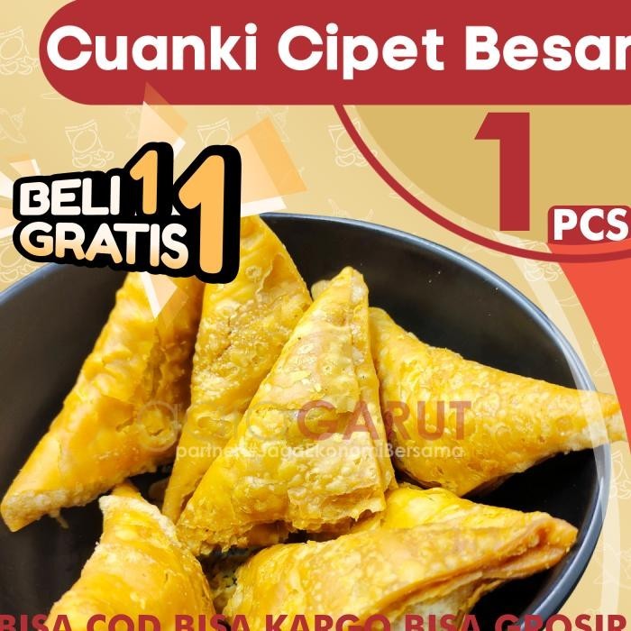 

[BELI 1 GRATIS 1] Cuanki CIPET BESAR isi 1pcs by GG (Bisa COD/Grosir/Kargo)