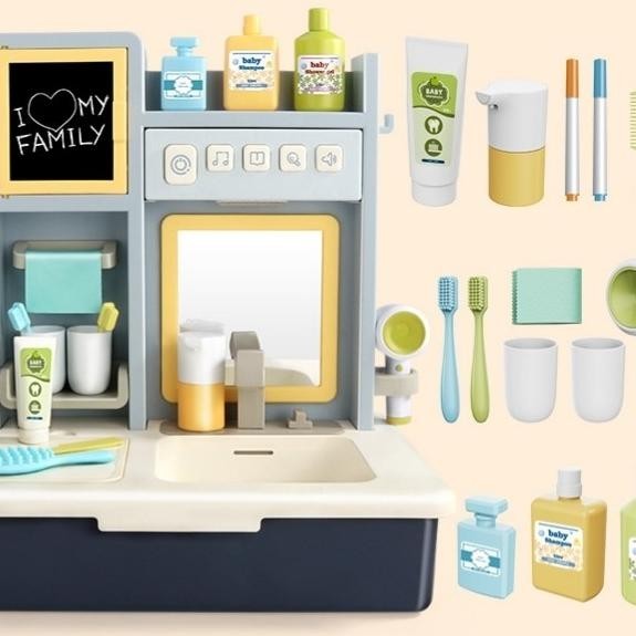 PROMO Mainan anak wastafel wash sink mainan sikat gigi cuci tangan TERLARIS