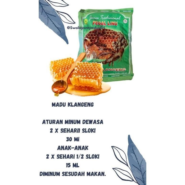 

Madu Klanceng Jamu Pegal Linu 100Ml 12 Sachet