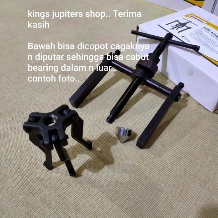 Bearing Motor Treker Cabut Bearing Laher Cvt 3 Kaki Bearing Puller