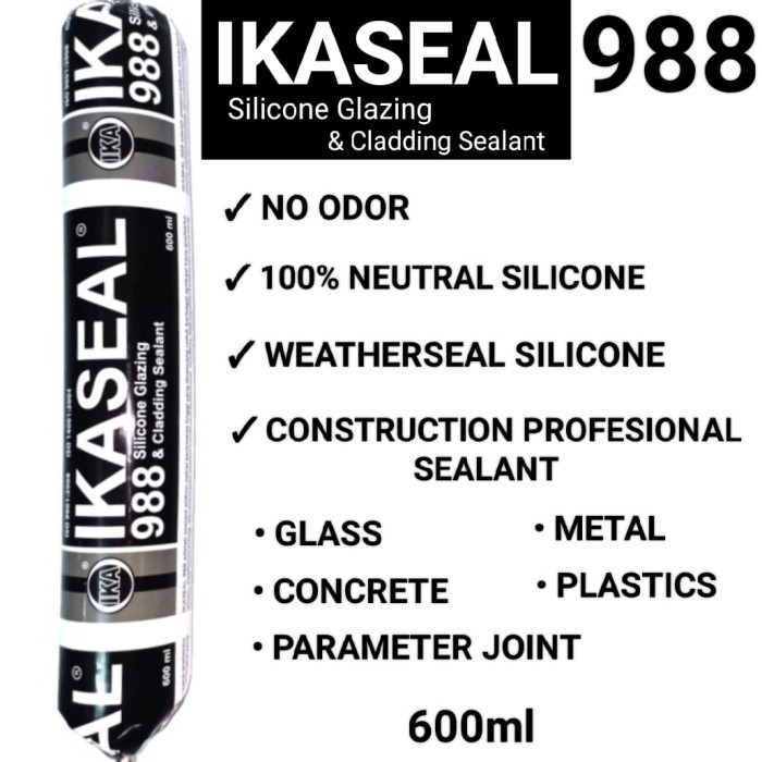 

LEM ACP SOSIS NEUTRAL 100% IKASEAL 988 SILICONE SEALANT 600ml