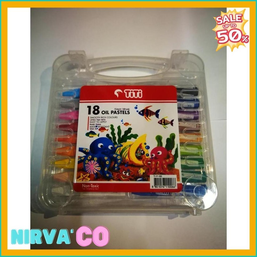 

Crayon Krayon Titi Joyko Oil Pastel 36 Warna (6.6)