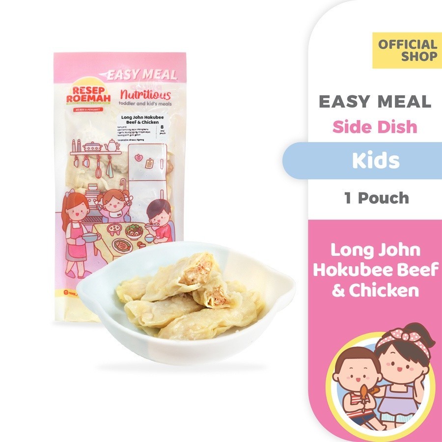 

RR Long John Hokubee Beef & Chicken / Long John Hokubee & Ayam / Kids / Homemade Frozen Food / No MSG