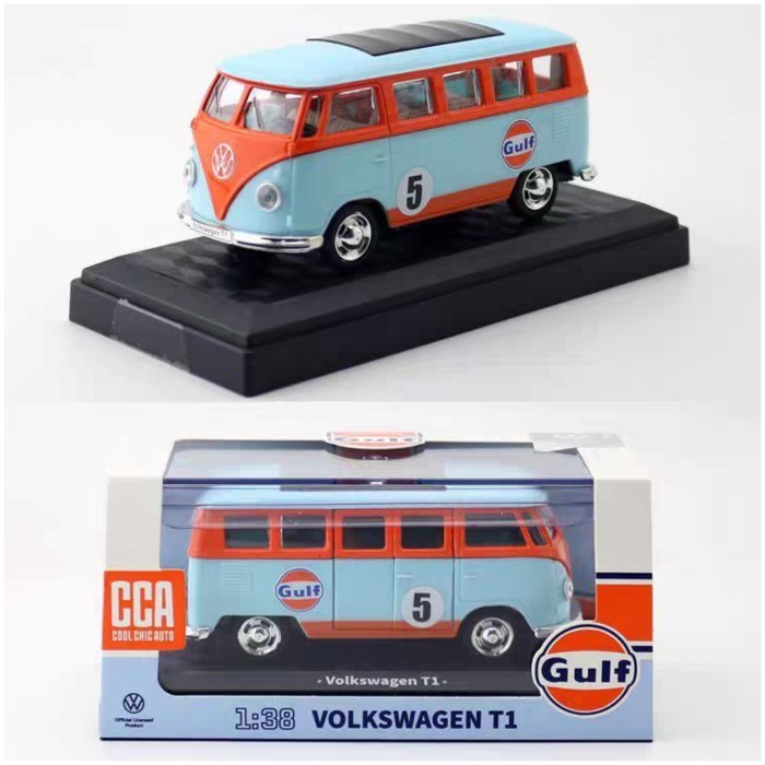 Ane Cca Volkswagen T1 Gulf Series Mobil Mobilan Vw Kombi Jagat Diecast