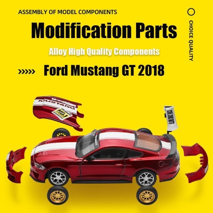 Ane Diecast Modifikasi Mainan Miniatur Mobil Mobilan Ford Mustang Gt Cca