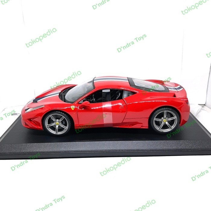 Ane Diecast Miniatur Mobil Ferrari 458 Speciale - Die-Cast Bburago 1/18