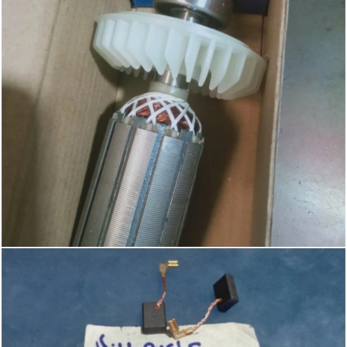 :::::::] angker gerinda tangan makita 9553 B dan carbon brush 9553B slepan