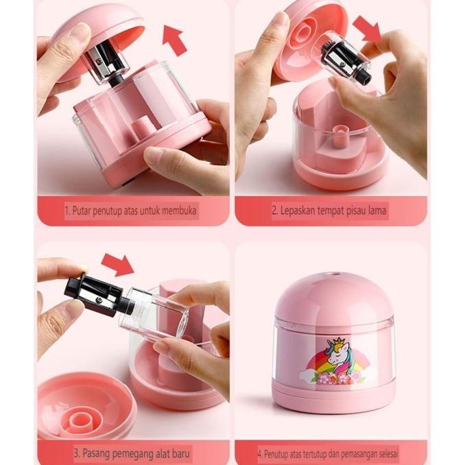 

Set Alat Tulis /Elektrik Rautan Penghapus Vacuum Pensil 11 In 1 /Anak H32S