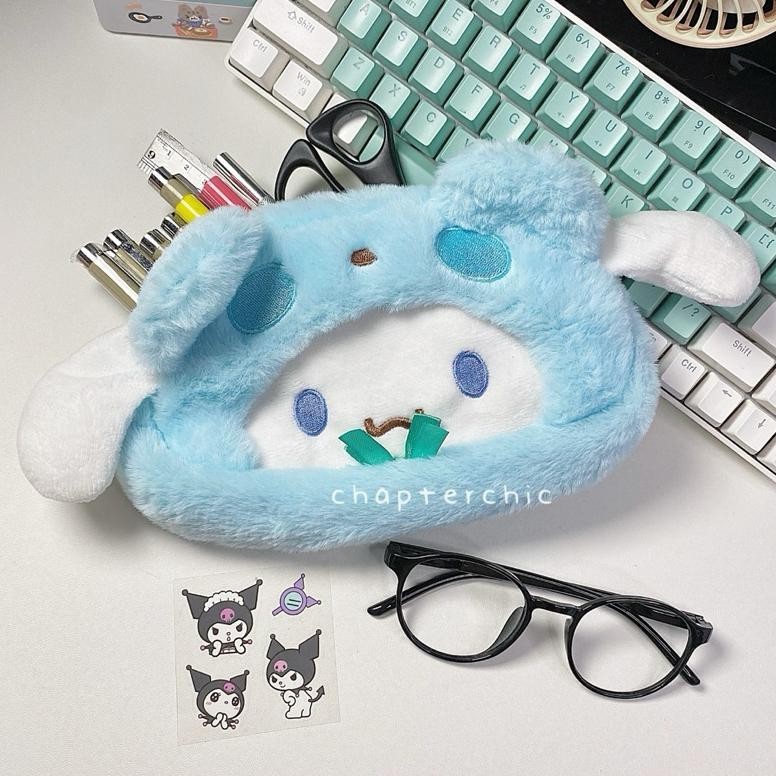 

Cuci Gudang Sanrio Hoodie Tempat Pensil Pouch Kotak Bulu Boneka Kuromi My Melody Gratis Ongkir
