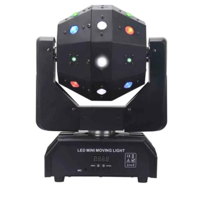Ball 16 Led X3Watt Rgwb Led Laser Moving Head Dj Disco Konser Strobo