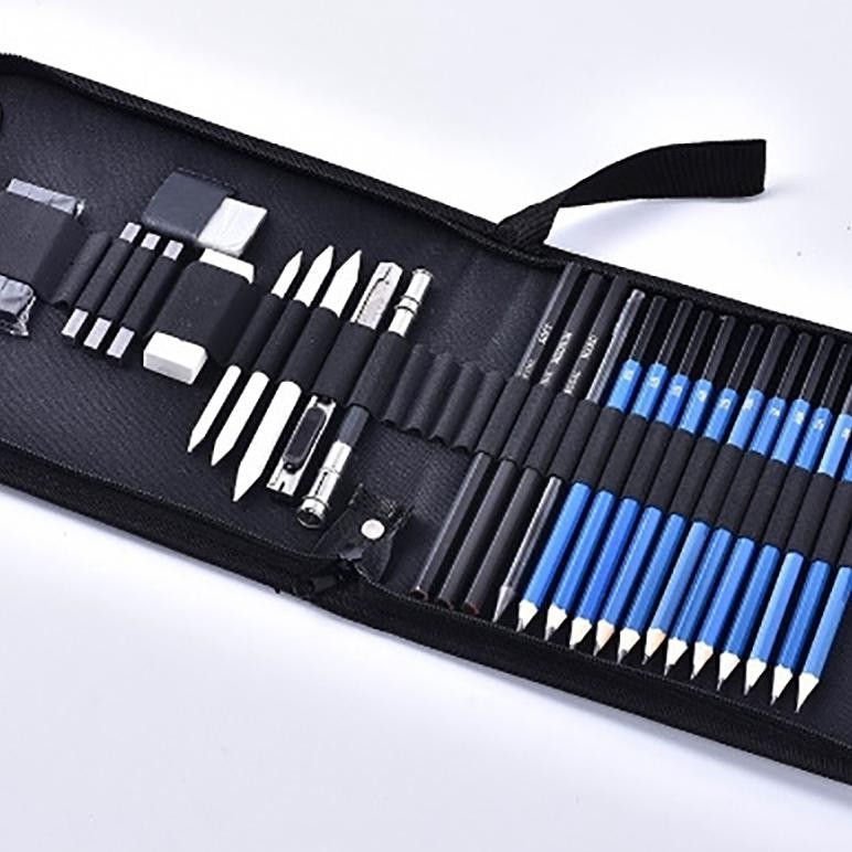 

Mumer 33Pcs/Set Sketch Pensil Pisau Penghapus Dan Pensil Gambar Untuk Keperluan Sekolah Pencil Drawing Set Sketsa Dan Lukisan Set BisaCod