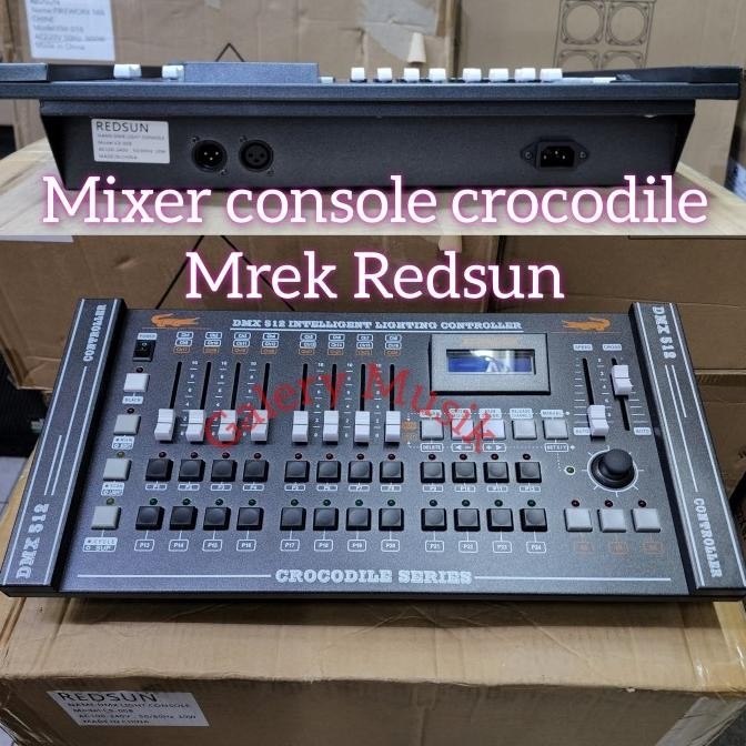 Mixer Crocodile Mrek Redsun Dmx Parled, Moving Head Beam, Laser