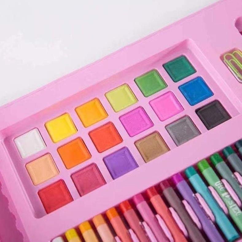 

Diskon Gede Crayon Anak Pengasah 208Pcs Set Alat Menggambar Melukis Anak-Anak Crayon Cat Air Pensil Promo