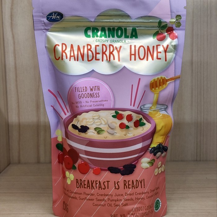 

Crispy Granola Cranberry Honey by Abe Food 150g K02