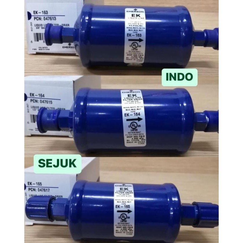 READY | FILTER DRIER EMERSON EK 164 EK 165 EK 163 | FILTER DRIER EK165 EK164 MURAH BERKUALITAS