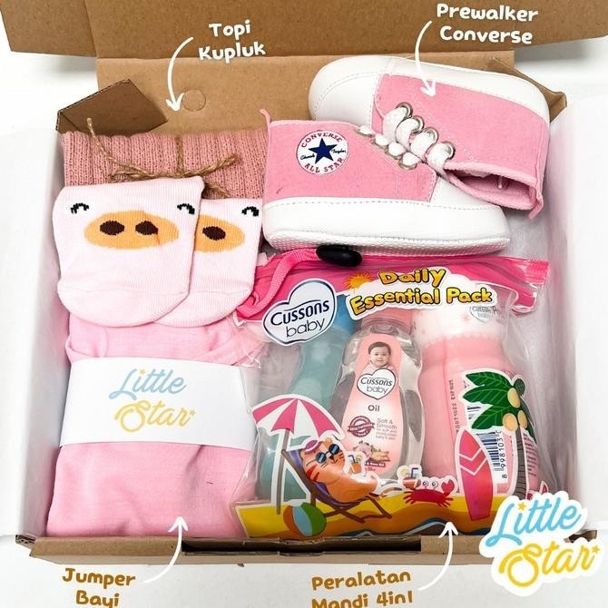 Newborn Baby Gift Set Kado Baju Sabun Pengkapan Mandi Bayi S001