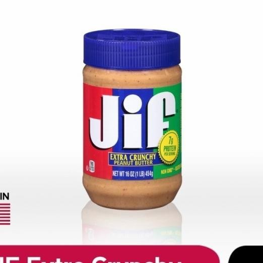 

Jif Extra Crunchy Peanut Butter 454G Selai Kacang