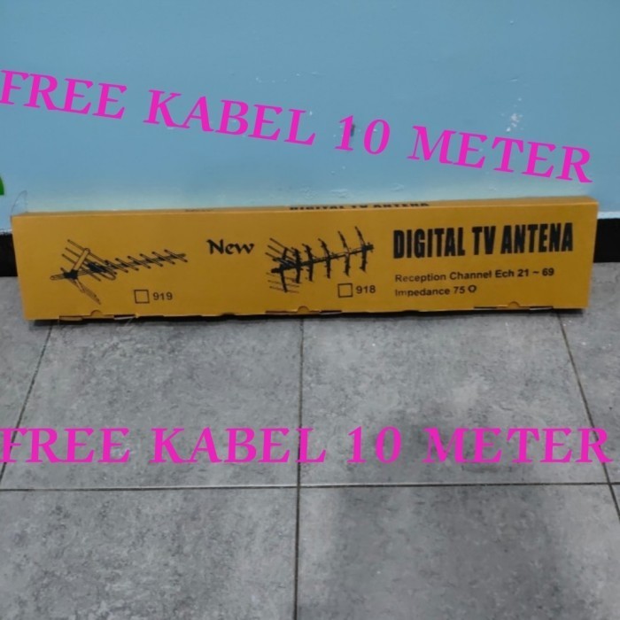 Antena tv luar outdoor / Digital tv antena Bahan Alumunium