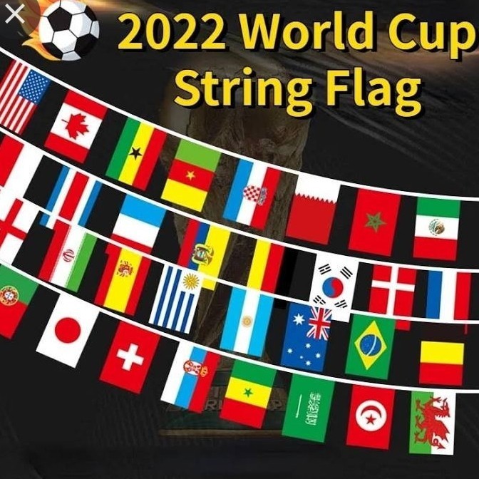 &<&<&<&] bendera 32 negara peserta piala dunia 2022 Qatar / worldcup 2022 qatar