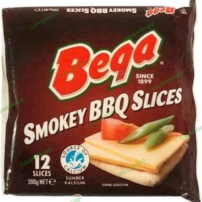 

Bega Smokey Bbq Slice 200 gr | Keju Slices 12 lembar