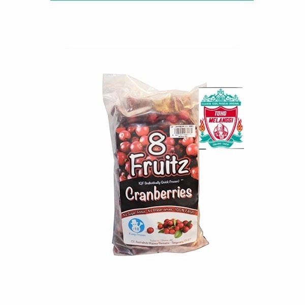 

8 Fruitz Frozen Cranberries 500 gr | Buah Beku Cranberry IQF