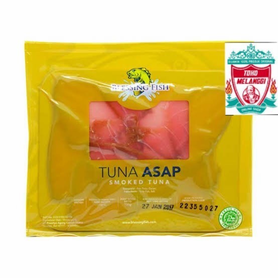 

Blessing Fish Tuna Asap 100 gr | Smoked Runa Slices Frozen