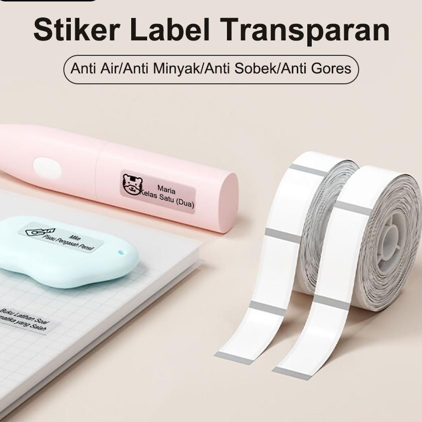 

Niimbot D11/D110/D101 Label Stiker Transparan Label Harga Kertas Label Rumah Tangga Stiker Nama